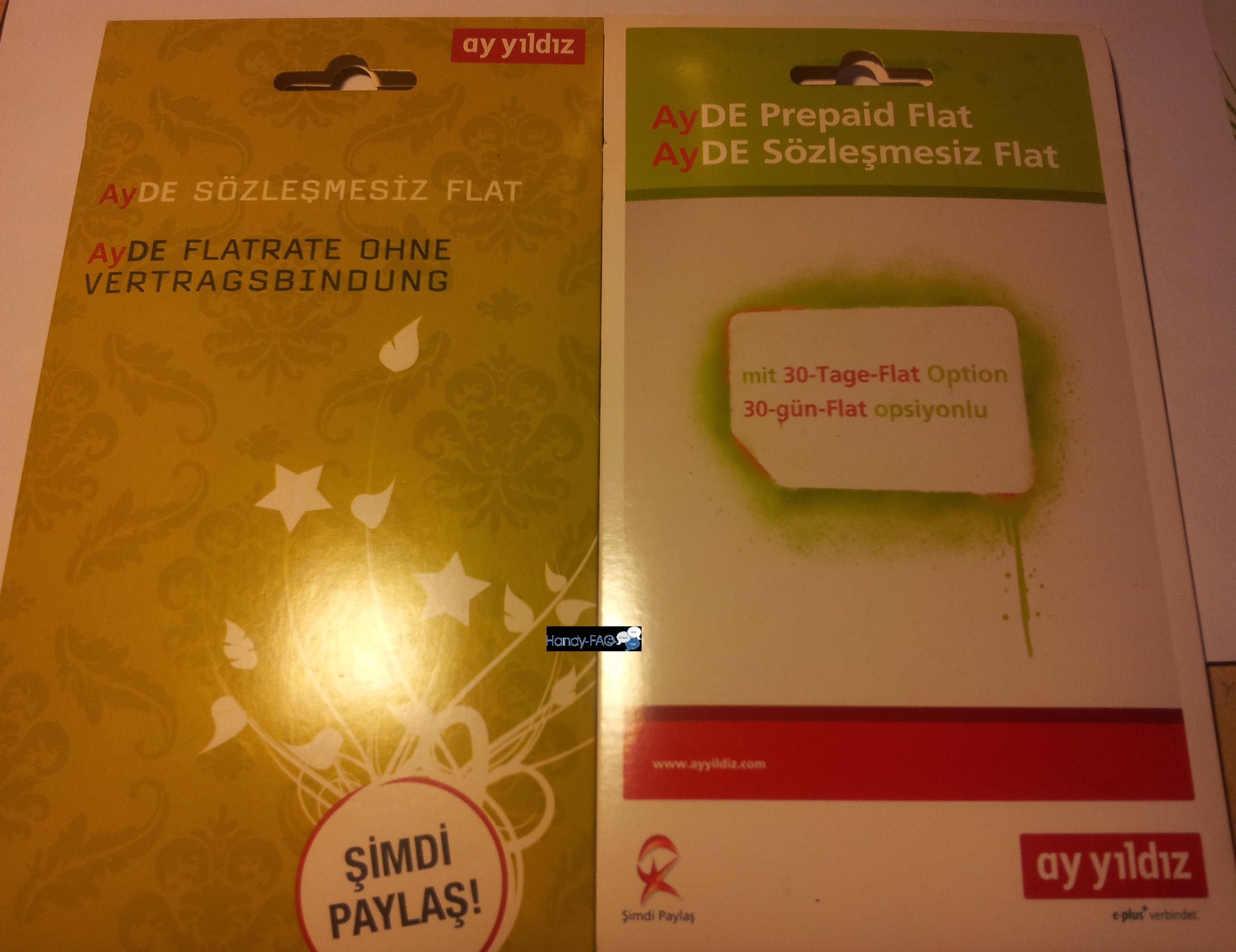 Ay Yildiz Karte Mit Aldi Guthaben Aufladen Ayyildiz Prepaid Karte - Ay Yildiz